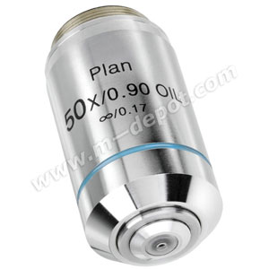 Objective Lens, Infinity Plan Achromat 50xR(oil), N.A. 0.95 - RMS Standard, F=180
